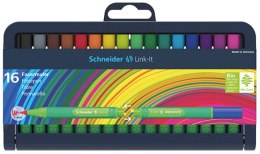 FLAMASTER, SCHNEIDER LINK-IT, 1MM., 16SZT W KASECIE TYPU STOJAK, MIX SR192092