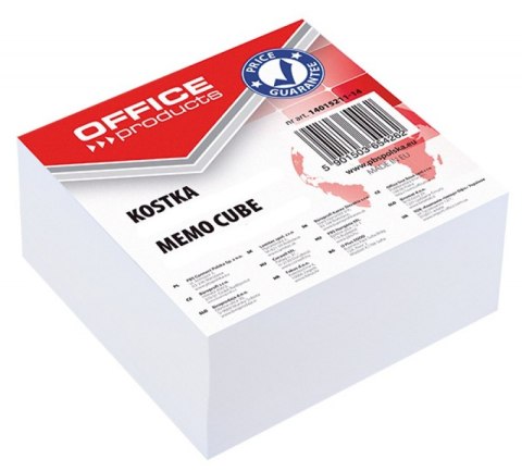 Kostka klejona, 85x85x40mm, biała, typu OFFICE PRODUCTS 14053311-14
