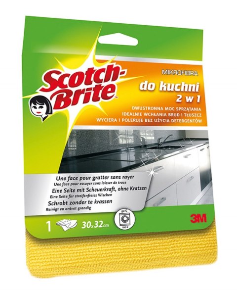 Ścierka z mikrofibry SCOTCH BRITE_ do kuchni, żółta