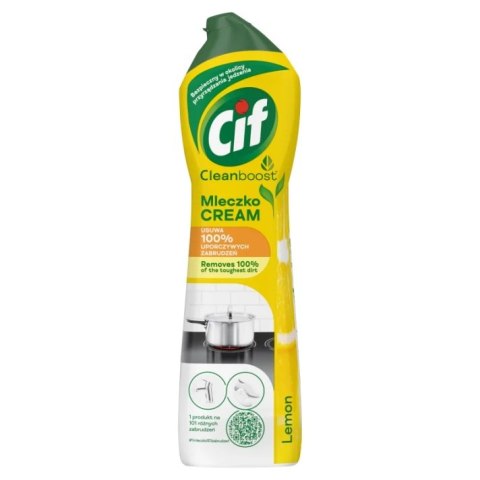 CIF Mleczko czyszczące 540g Cleanboost Lemon 08838