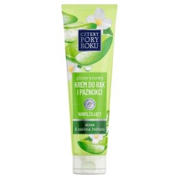 CZTERY PORY ROKU Krem nawilżający do rąk i paznokci Aloes i Zielona Herbata 130ml