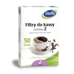 Filtr papierowy do ekspresu rozmiar 2 50szt. STELLA 03365