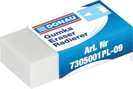 Gumka uniwersalna 41x21x11 mm biała DONAU