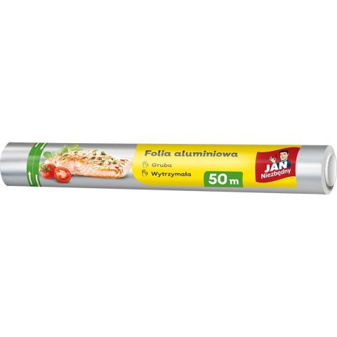 JAN NIEZBĘDNY Folia aluminiowa, 50m, 232591