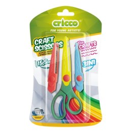 Nożyczki CRICCO dekoracyjne CRAFT z wymiennymi ostrzami CR435