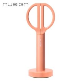 Nożyczki Nusign ENS051, ze stojakiem, 18 cm, różowe ENS051-P Deli