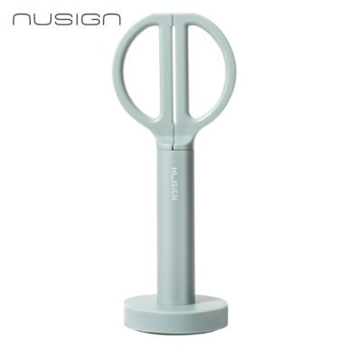 Nożyczki Nusign ENS051, ze stojakiem, 18 cm, zielone ENS051-GR Deli