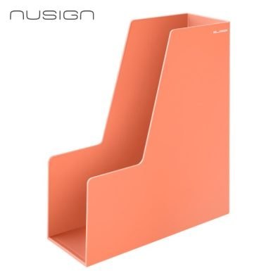 Pionowy pojemnik na dokumenty A4, Nusign ENS022, różowy ENS022-P Deli