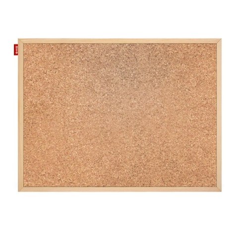 Tablica korkowa MEMOBE, rama drewniana, 120x80 cm MTC120080.00.01.05