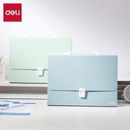 Teczka ofertowa Deli EF633, Urban Root, Expanding File, format A4, 8 przegródek, mix kolorów, 1 szt,