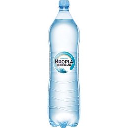 Woda KROPLA BESKIDU niegazowana 1.5L butelka PET zgrzewka 6 szt. KAUCJA