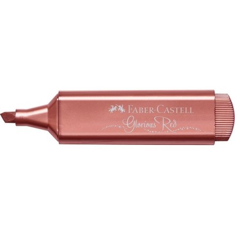 Zakreślacz 1546 metaliczny czerwony Faber-Castell 154673 FC