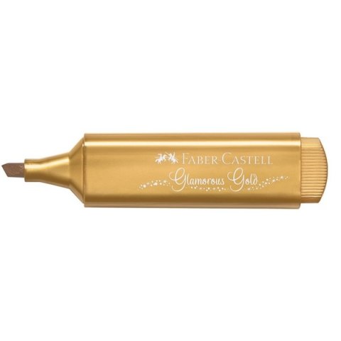 Zakreślacz 1546 metaliczny złoty Faber-Castell 154650 FC