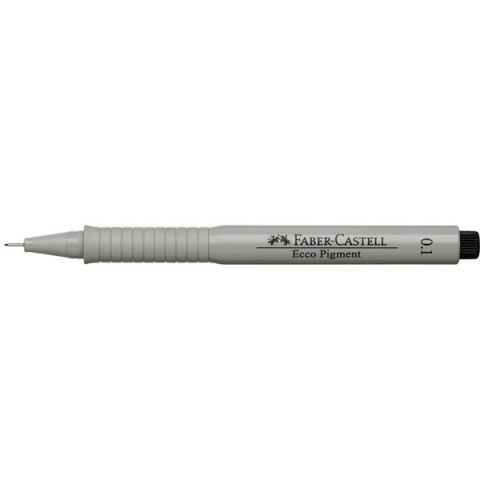 CIENKOPIS ECCO PIGMENT 0,1MM CZARNY FABER-CASTELL