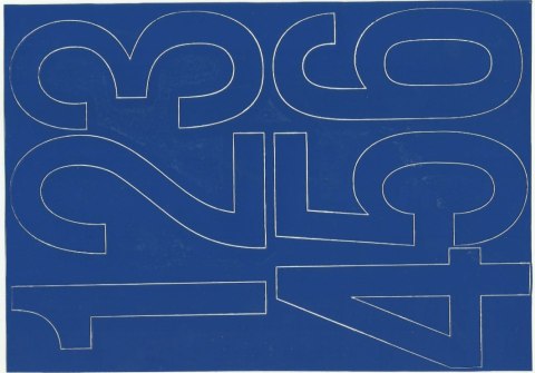 CYFRY samop.12cm (8) niebiesk. ARTDRUK