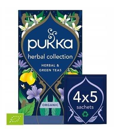 Herbata Ekologiczna Pukka Herbal Colletion Mix BIO 20 saszetek