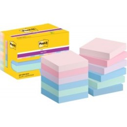 Karteczki POST-IT Super Sticky, 47,6X47,6mm, 12x90 kart., Soulful, 4064035065706