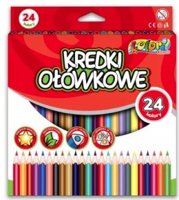 Kredki ołówkowe trójkątne 24kol. TT8357