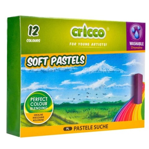 Kredki pastele suche CRICCO 12kol CR491K12
