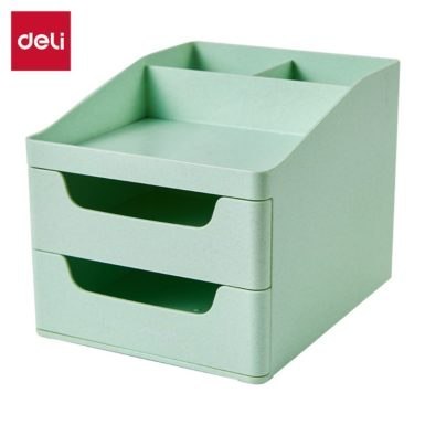 Organizer na biurko - szufladki Deli EZ421, Urbanroot, zielony