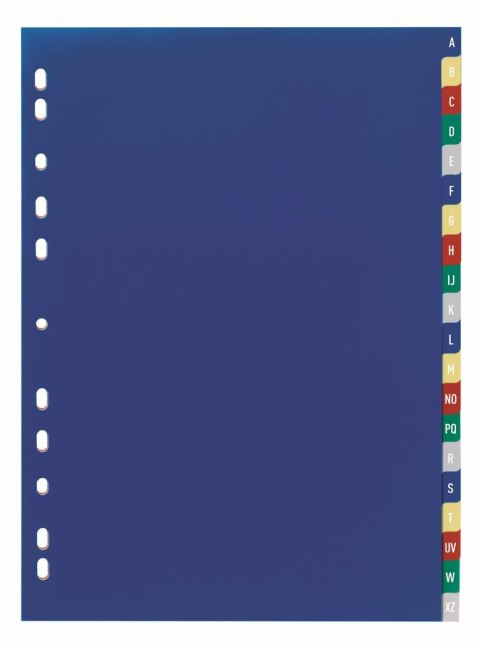 Przekł. PP A4, kolorowe indeks, A-Z, 20 częśc i 675527 DURABLE