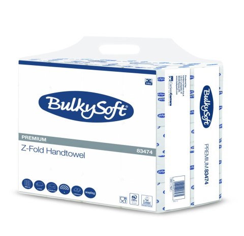 Ręczniki składane Premium Easy Bag, ZZ, 3000 listków 83474 Bulkysoft