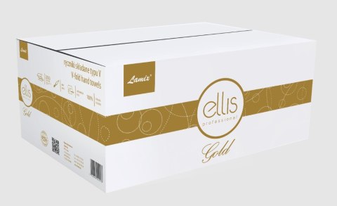 Ręczniki składane V PROFESSIONAL GOLD białe 2500 składek celuloza ELLIS (ZZ) 2578
