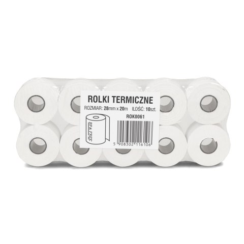 Rolki termiczne DOTTS 28x20m (10szt) BPA FREE