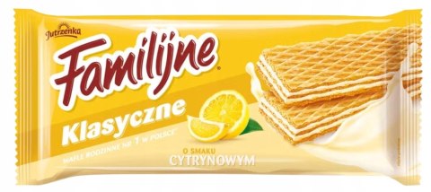 Wafle FAMILIJNE CYTRYNOWWE 180g JUTRZENKA