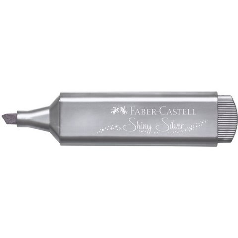 ZAKREŚLACZ 1546 METALICZNY SREBRNY FABER