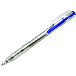 Długopis z bocz.autom 0,7mm KD711 niebieskie