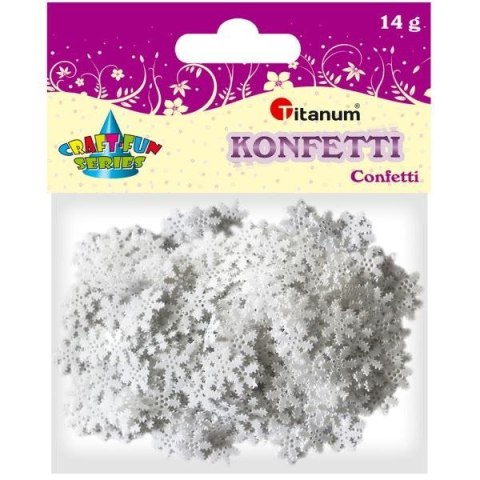 Konfetti płatki śniegu blister 14g 284803