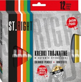 Kredki Jumbo ST.ART w op. drew. 12 kol+temp. 3640 ST.MAJEWSKI