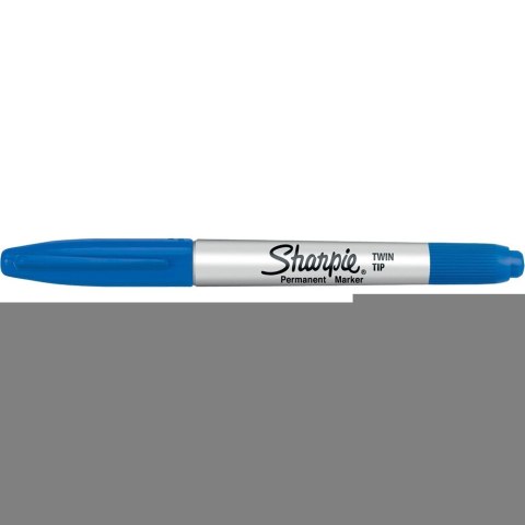 Marker_dwustronny SHARPIE TWIN TIP niebieski S0811120