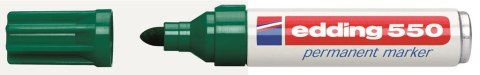 Marker permanentny okrągła końcówka 3-4 mm zielony Edding 550/004/ZI
