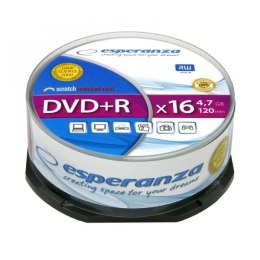 Płyta DVD-R ESPERANZA 4.7GB X16 CAKE BOX 25szt. 1110