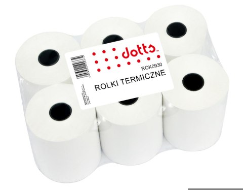 Rolki termiczne DOTTS 80x80m (6szt) BPA FREE