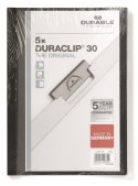 Skoroszyt DURACLIP Original 30 A4 1-30k.(5) czarny 222701 DURABLE