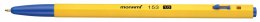Długopis BP 153 1.0 mm - korpus żółty MONAMI, 20101326050