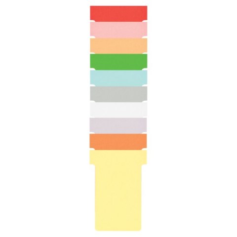 Karteczki T-Card Nobo, rozmiar 2, żółte 100 szt. 2002004