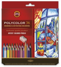 Kredki 3835, 36 kolorów POLYCOLOR KZ00404 KIN KOH-I-NOOR