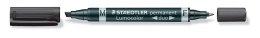 Marker LUMOKOLOR DUO F/M czarny S 348B-9