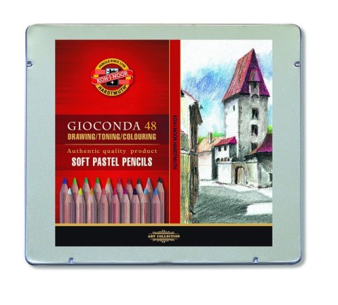 Pastele suche w drewnie GIOCONDA kolorów KOH-I-NOOR