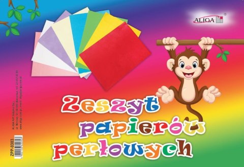 Zeszyt pap.perłowych ZPP-0303 B5 ALIGA